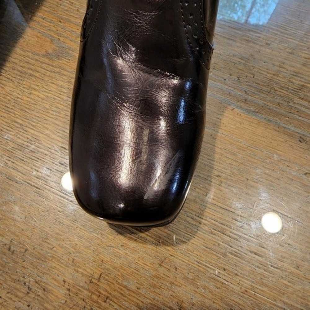 Etienne Aigner Gretchen Size 6M Dark Brown Boots - image 12