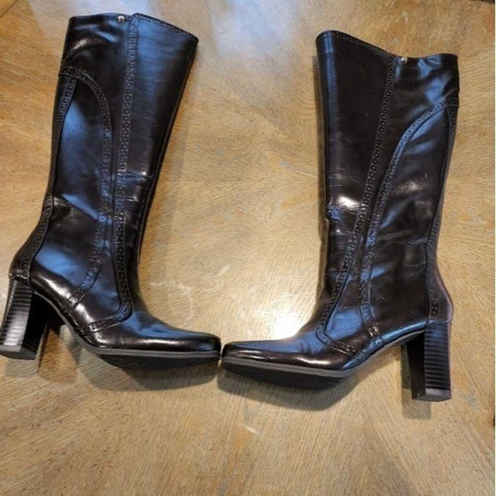 Etienne Aigner Gretchen Size 6M Dark Brown Boots - image 2