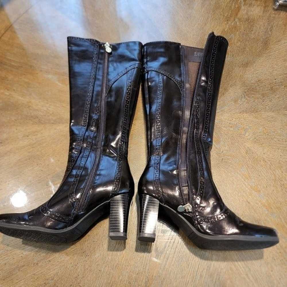 Etienne Aigner Gretchen Size 6M Dark Brown Boots - image 3