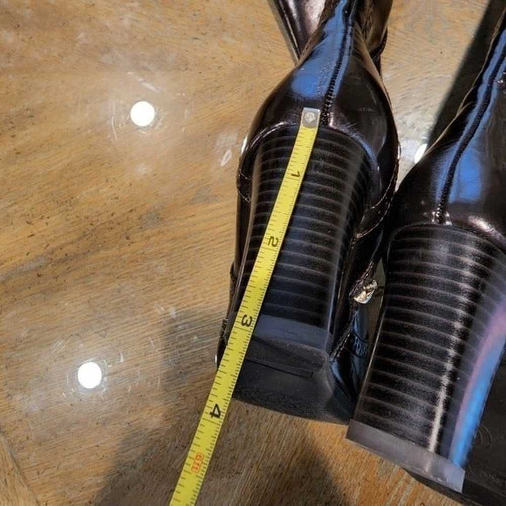 Etienne Aigner Gretchen Size 6M Dark Brown Boots - image 7