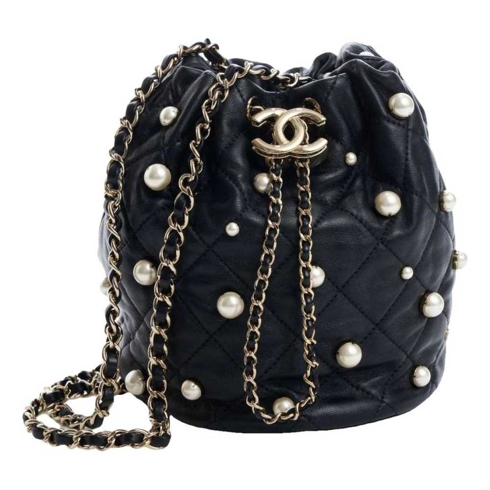 Chanel Pearl Bag leather handbag - image 1