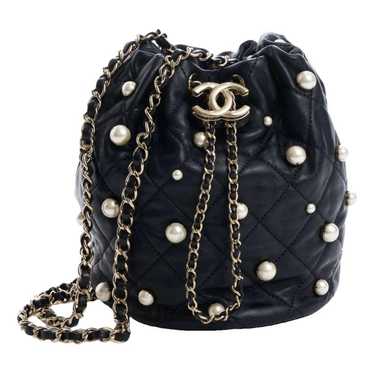 Chanel Pearl Bag leather handbag - image 1