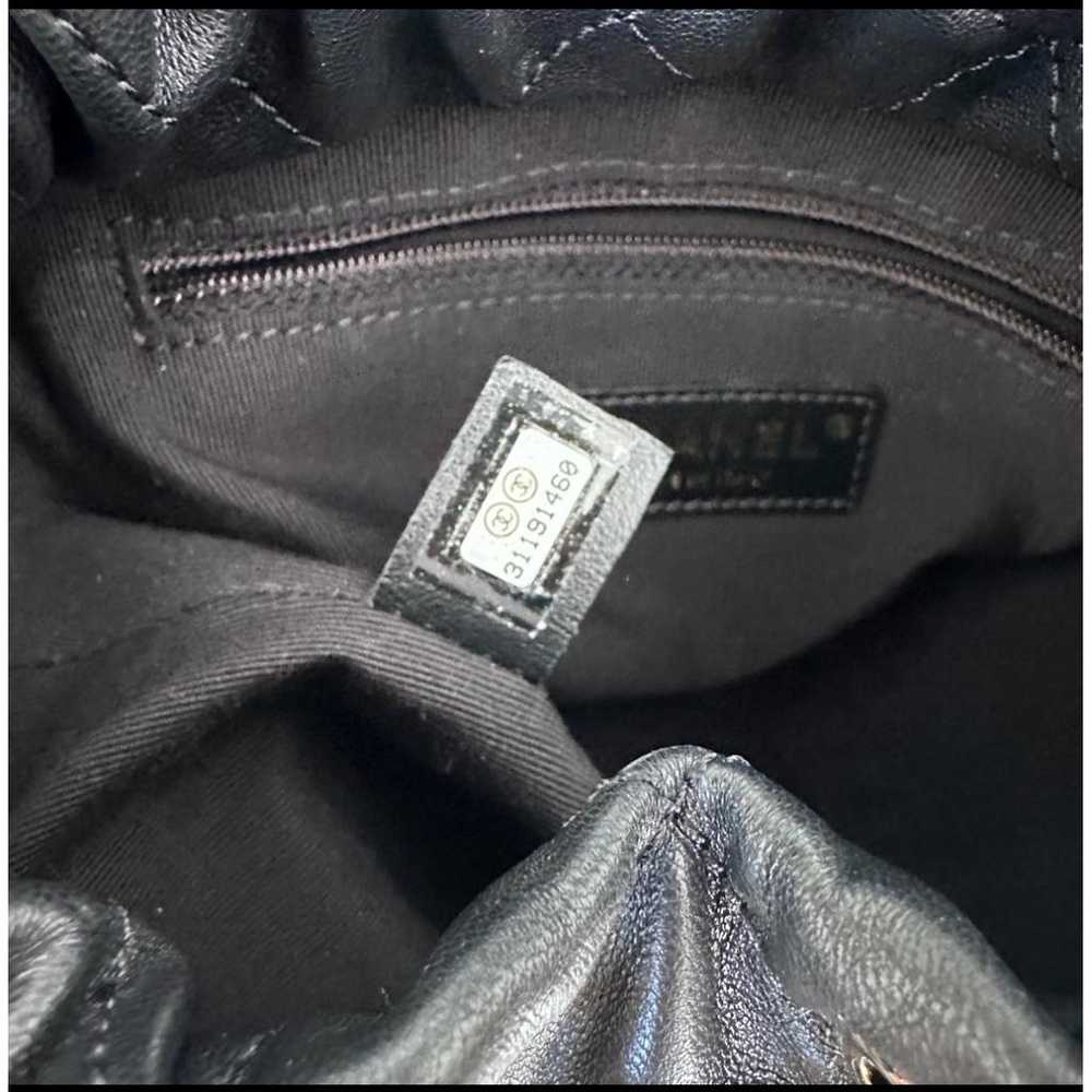 Chanel Pearl Bag leather handbag - image 8