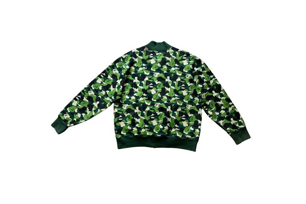 Bape Green Camo Bomber Jacket (Size L) - image 2