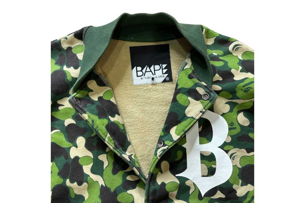 Bape Green Camo Bomber Jacket (Size L) - image 3