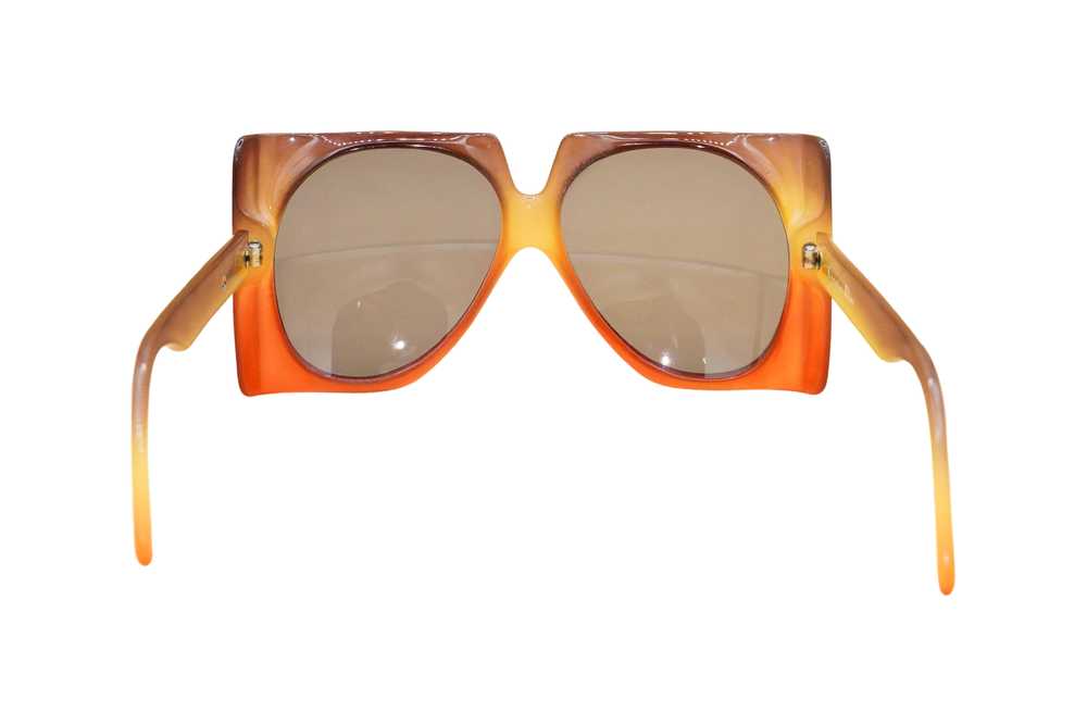 Christian Dior 70s Red/Orange Sunglasses - image 3