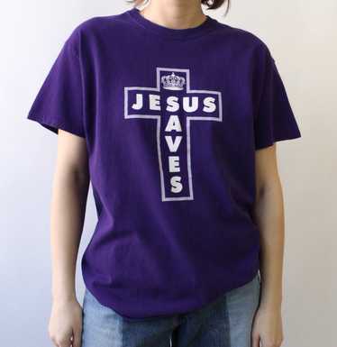 Y2K Jesus Saves Tee