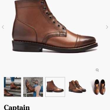 Leather captain boots (Thursday boot company)