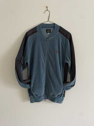 Needles Needles Zip-Up Velour Track Jacket