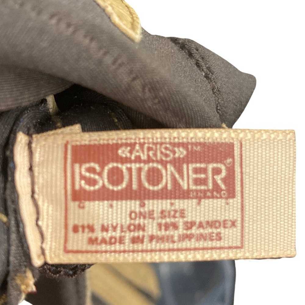 Vintage Aris Isotoner Stretch Leather Trim Drivin… - image 4