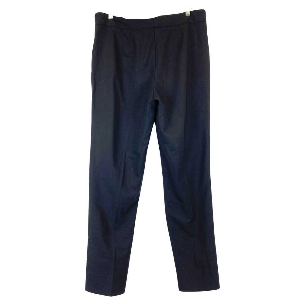 Oscar de la Renta Wool Blend Trouser - image 2