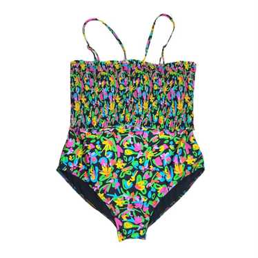 Tanya Taylor Kendra Smocked One-Piece Swimsuit