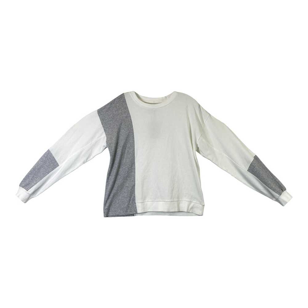 Grey State Cerise Colorblock Sweatshirt - image 1