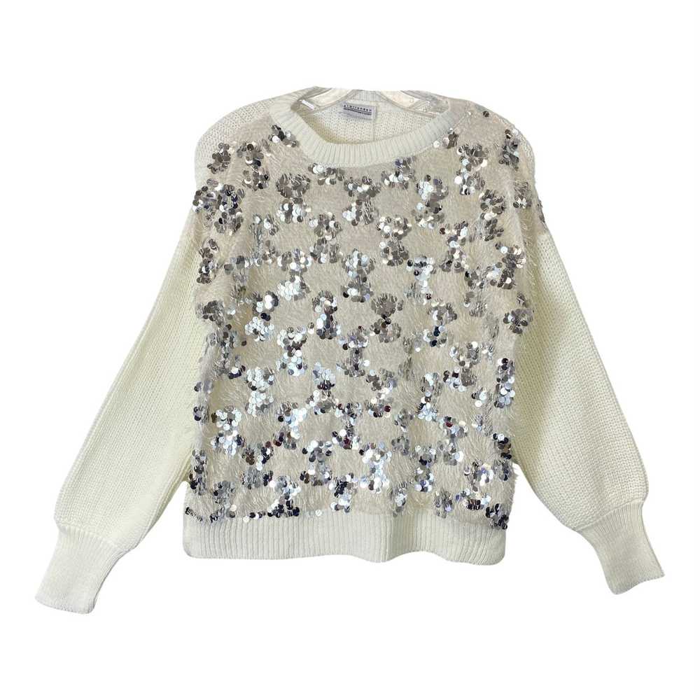 Zibi London Sequined Pullover Sweater - image 1