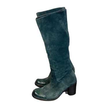 Cotélac Teal Suede Knee High Boots - image 1