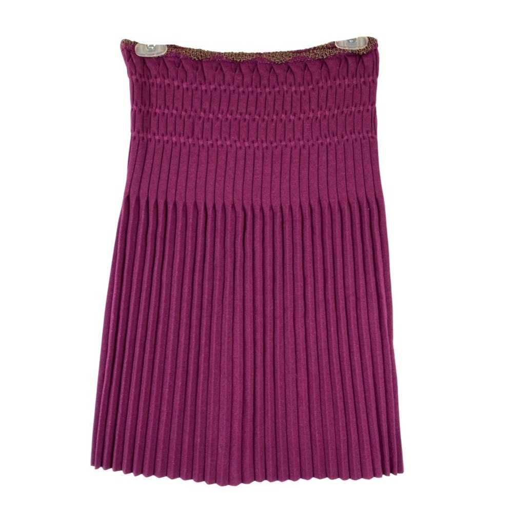 Zac Posen Pleated Knit Skirt - image 1