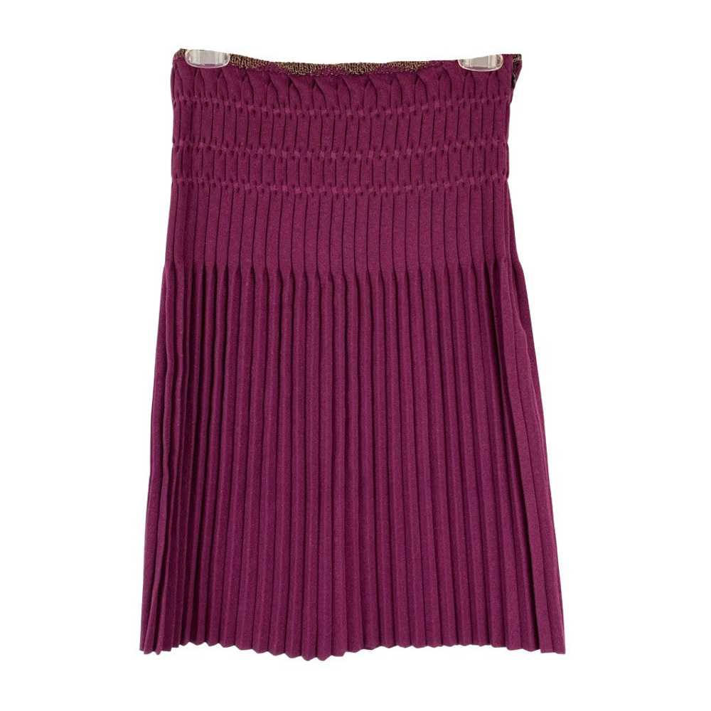 Zac Posen Pleated Knit Skirt - image 3