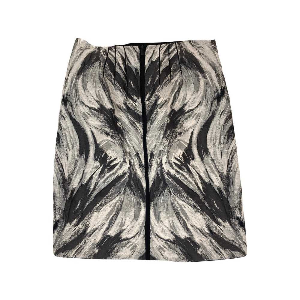 Zac Posen Brushstroke Jacquard Pencil Skirt - image 2