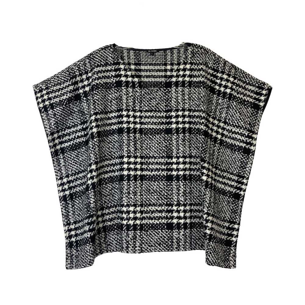 Kal Rieman Houndstooth Tweed Poncho - image 2