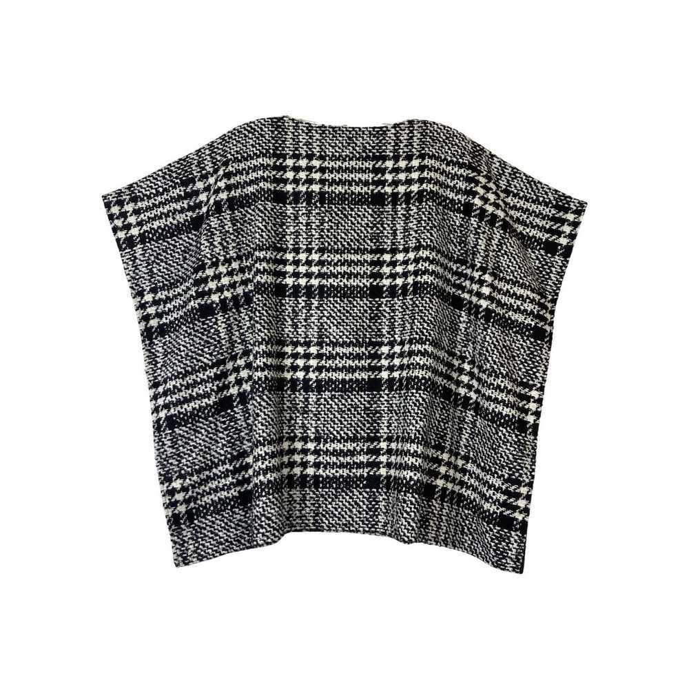 Kal Rieman Houndstooth Tweed Poncho - image 3