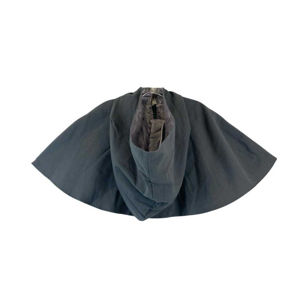 Silver Satin Lined Hooded Capelet - image 3