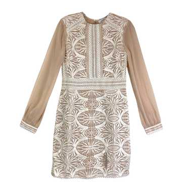 Reiss Aria Lace Long Sleeve Dress - image 1