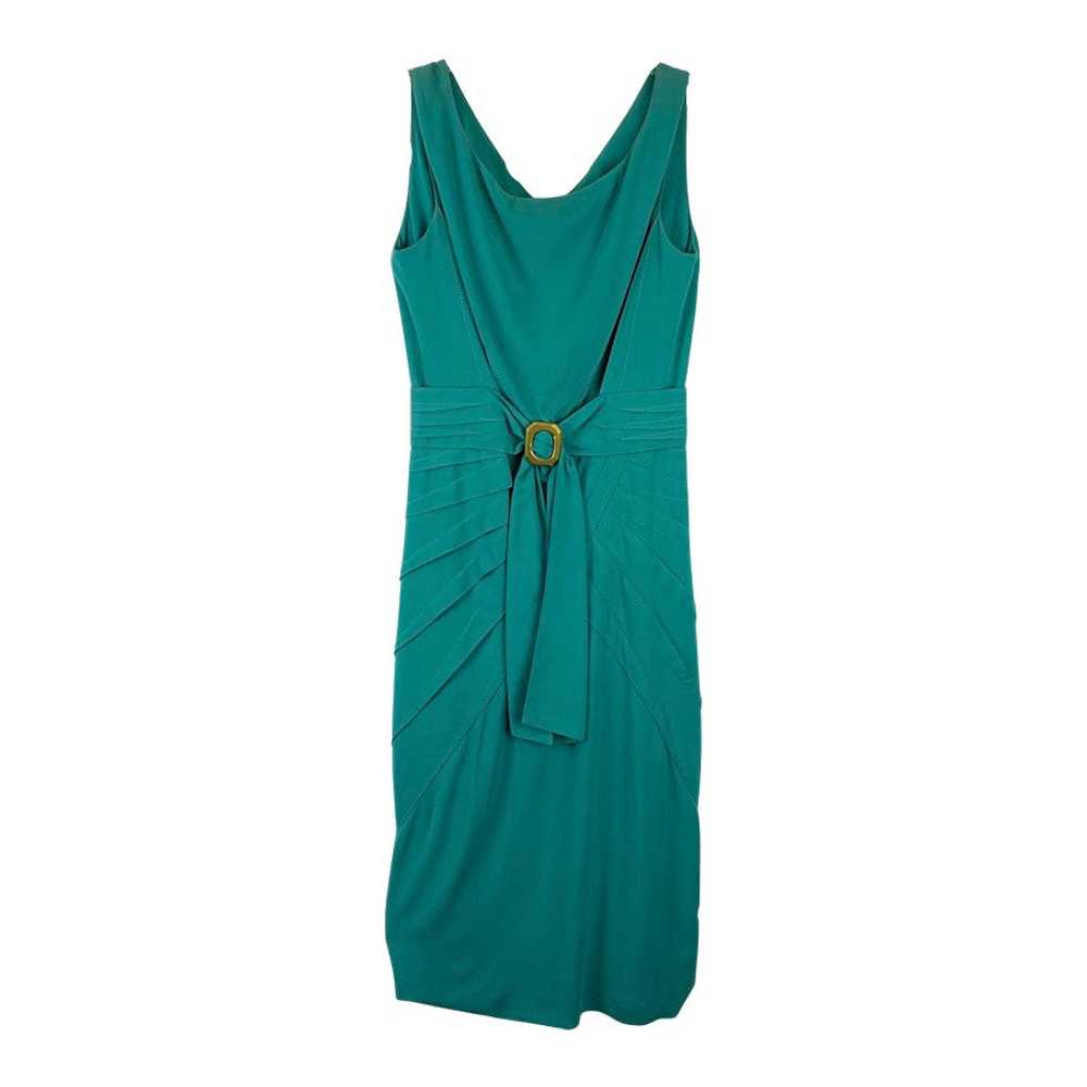 Zac Posen Stretch Crepe Turban Dress - image 2