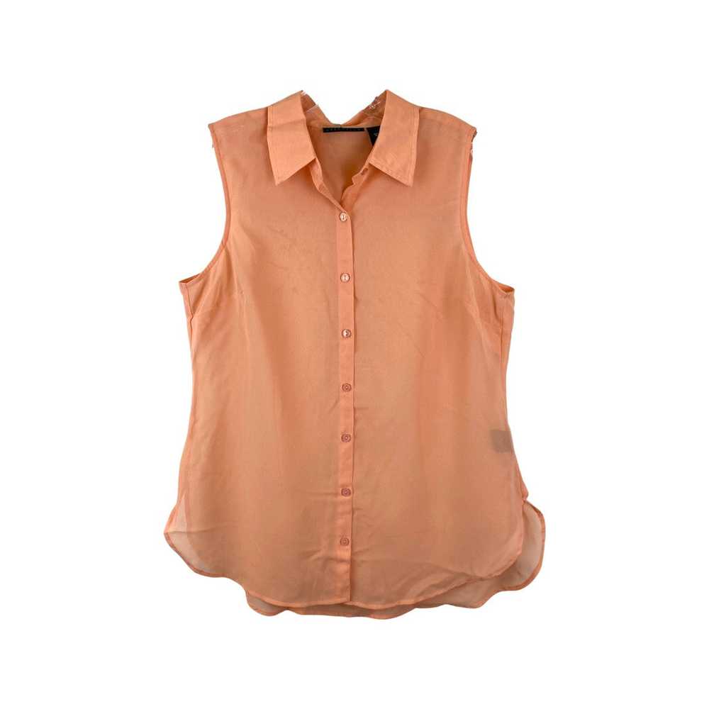 Attention Sleeveless Button Up Top - image 1