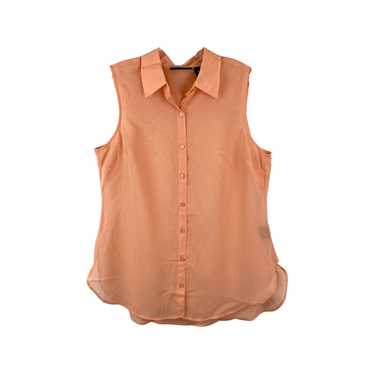 Attention Sleeveless Button Up Top - image 1