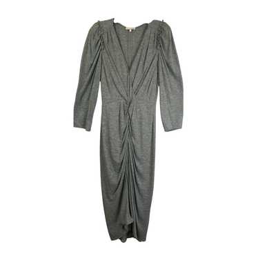 Rebecca Taylor Heather Gray Ruched Dress
