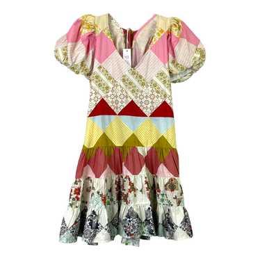 Love The Label Patchwork Puff Sleeve Dress