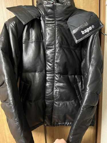 ジャケット・アウター 90s a bathing ape leather puffer jacket ONENESS_0045_BAPE-LEATHER-