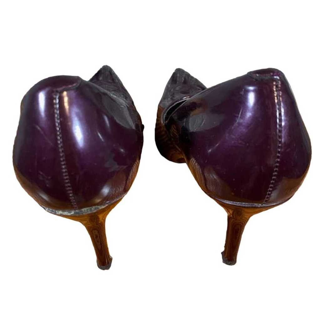 Nine West Purple Patent Leather Pointed Heels Wom… - image 8