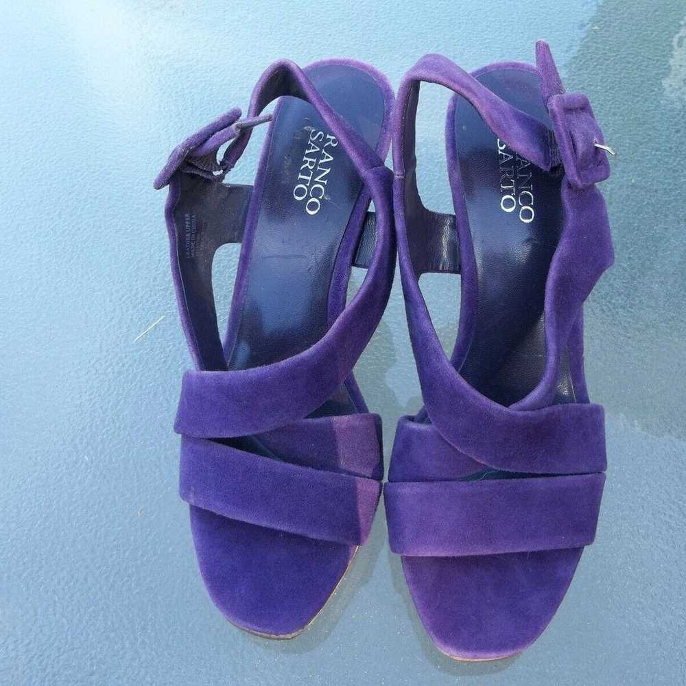 NWOB FRANCO SARTO FAB PURPLE HEELS 8.5 M - image 1