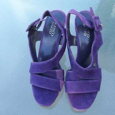 NWOB FRANCO SARTO FAB PURPLE HEELS 8.5 M - image 1