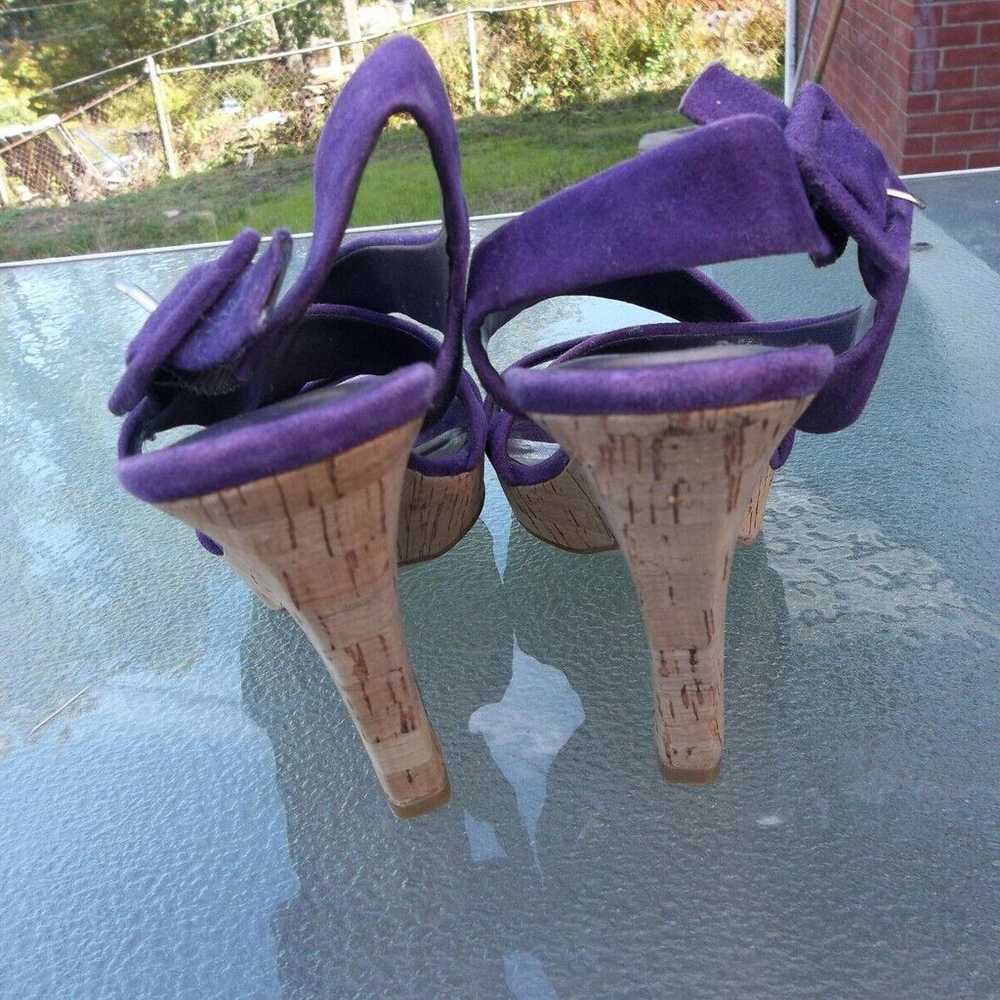 NWOB FRANCO SARTO FAB PURPLE HEELS 8.5 M - image 3