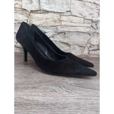 New Vintage Y2K EA Flexo Enzo Angiolini Black Sue… - image 1