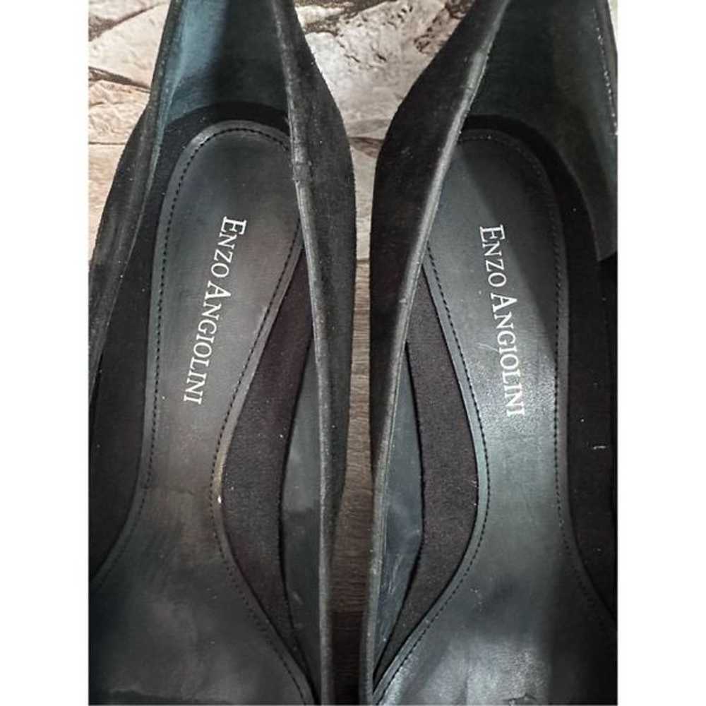 New Vintage Y2K EA Flexo Enzo Angiolini Black Sue… - image 3