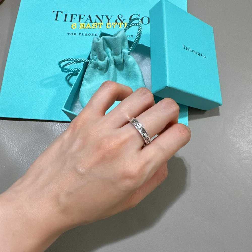 Tiffany & Co Tiffany 1837 silver ring - image 10