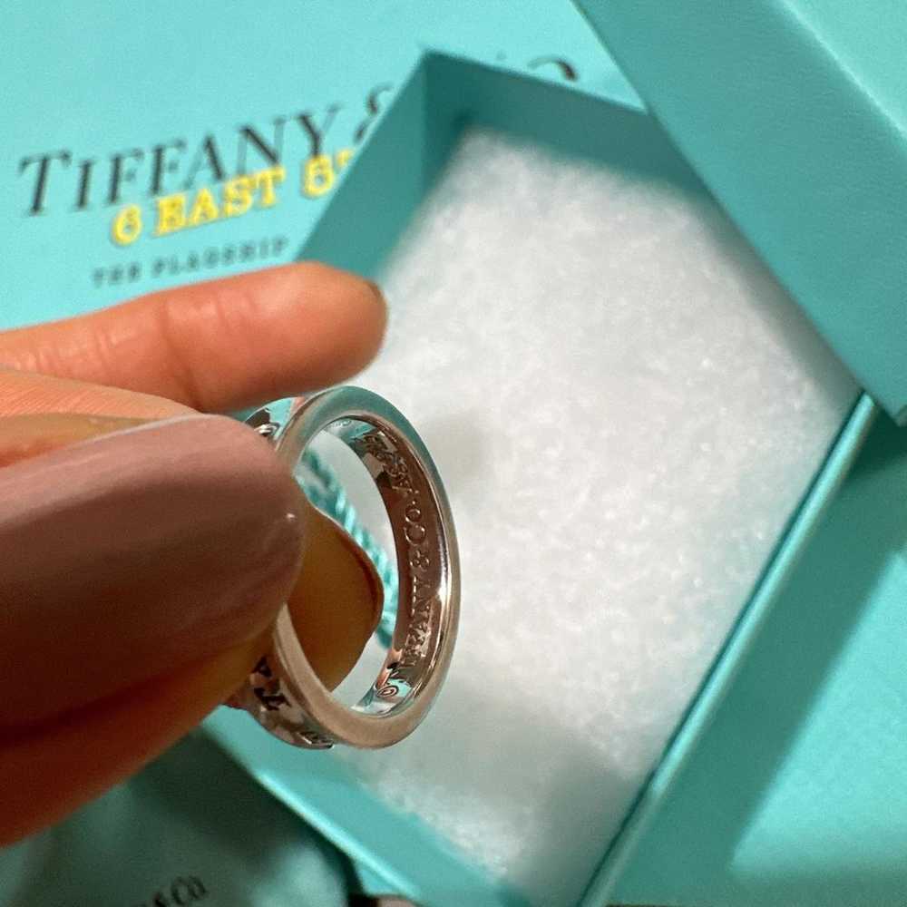 Tiffany & Co Tiffany 1837 silver ring - image 4