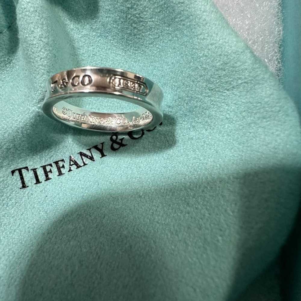 Tiffany & Co Tiffany 1837 silver ring - image 9