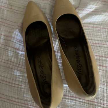 YSL leather heels