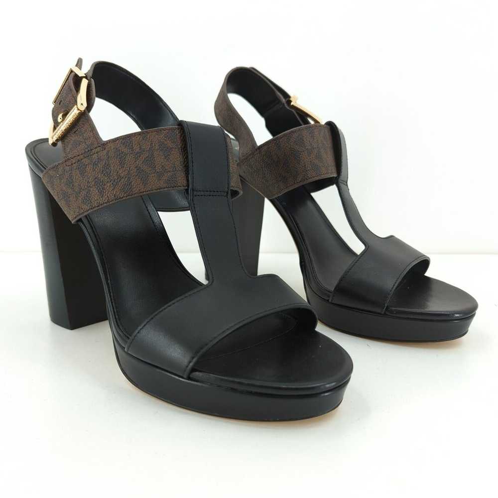 Michael Kors Women 10 Becker Sandal Black T-Strap… - image 2