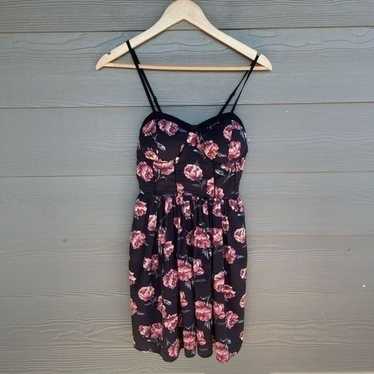 Anthropologie Band of Gypsies bustier rose dress