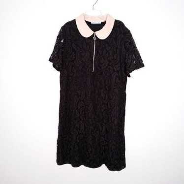 Zara black lace minu dress size medium
