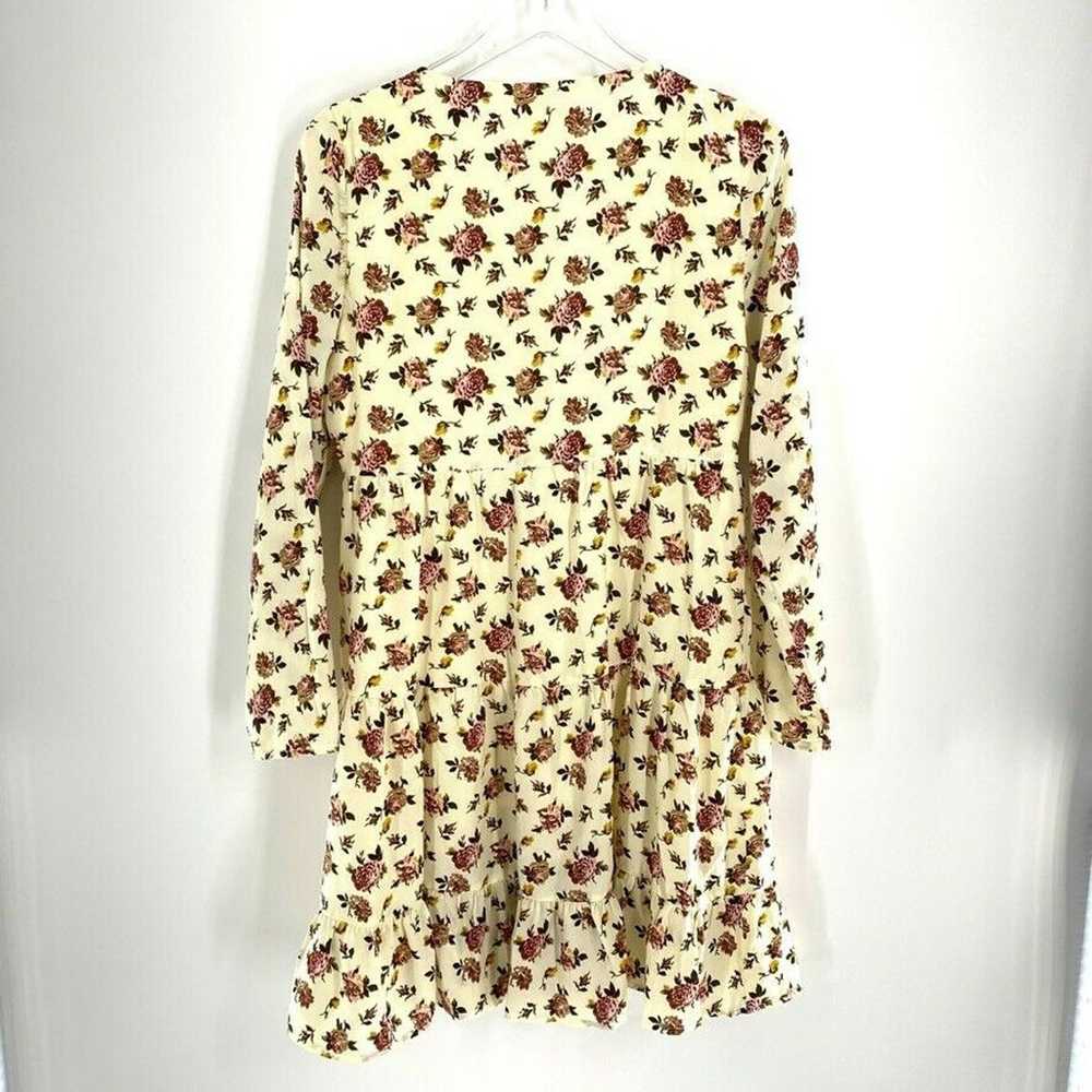 Promesa Womens Tunic Dress Floral Button Front Ru… - image 6