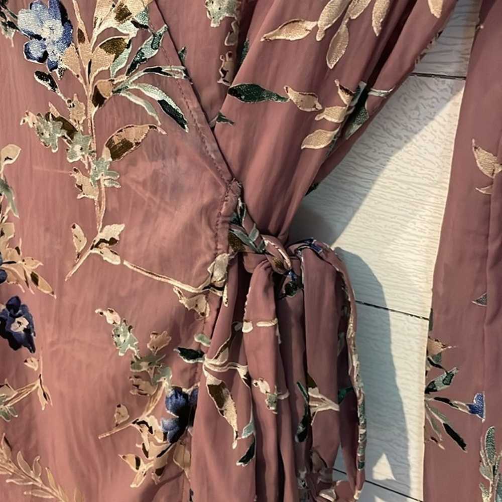 Revolve Tularosa Robin Dress in Mauve Floral part… - image 2
