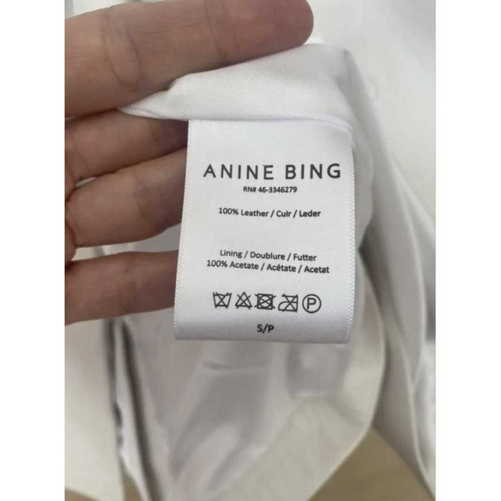 Anine Bing Spring Summer 2020 leather blazer - image 4