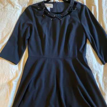 Donna Morgan fit & flare black dress, Size 10 - image 1