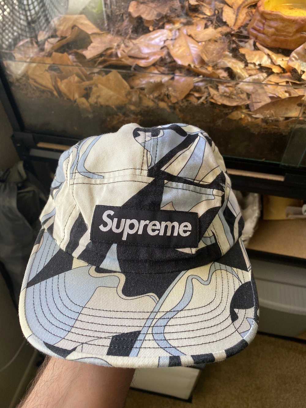 Supreme Supreme Abstract Camp Hat (SS16) (Blue) - image 1